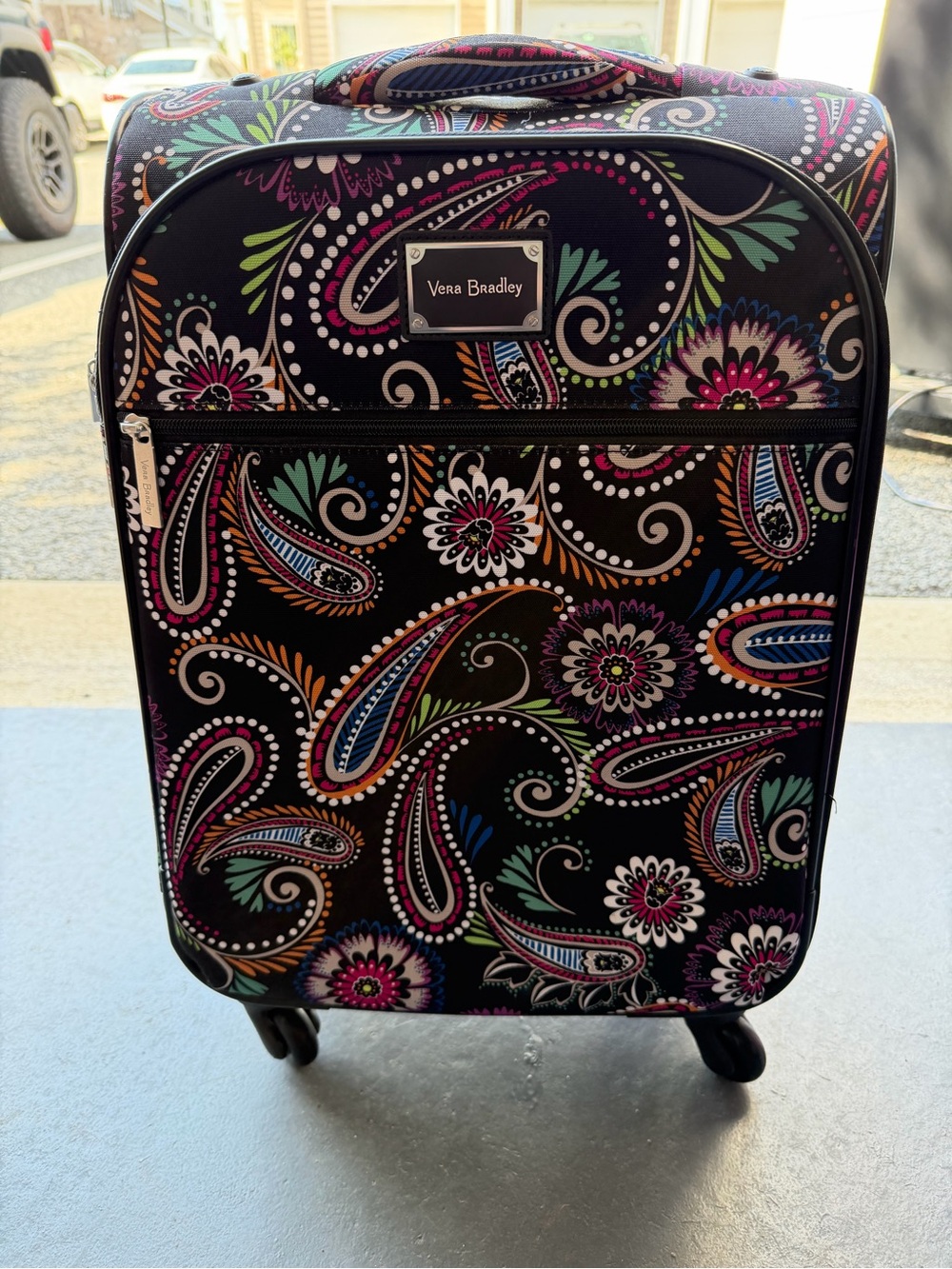 Vera Bradley 21” Rolling Carry-On Suitcase